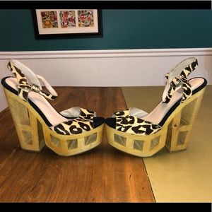 Dolce Vita Leopard Skin Heels